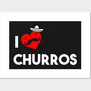 I Love Churros Posters and Art